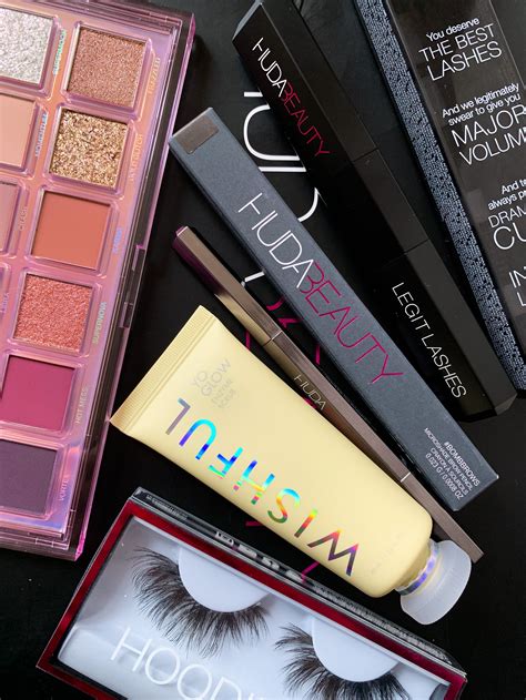 huda beauty products.